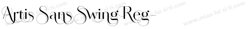 Artis Sans Swing Reg字体转换